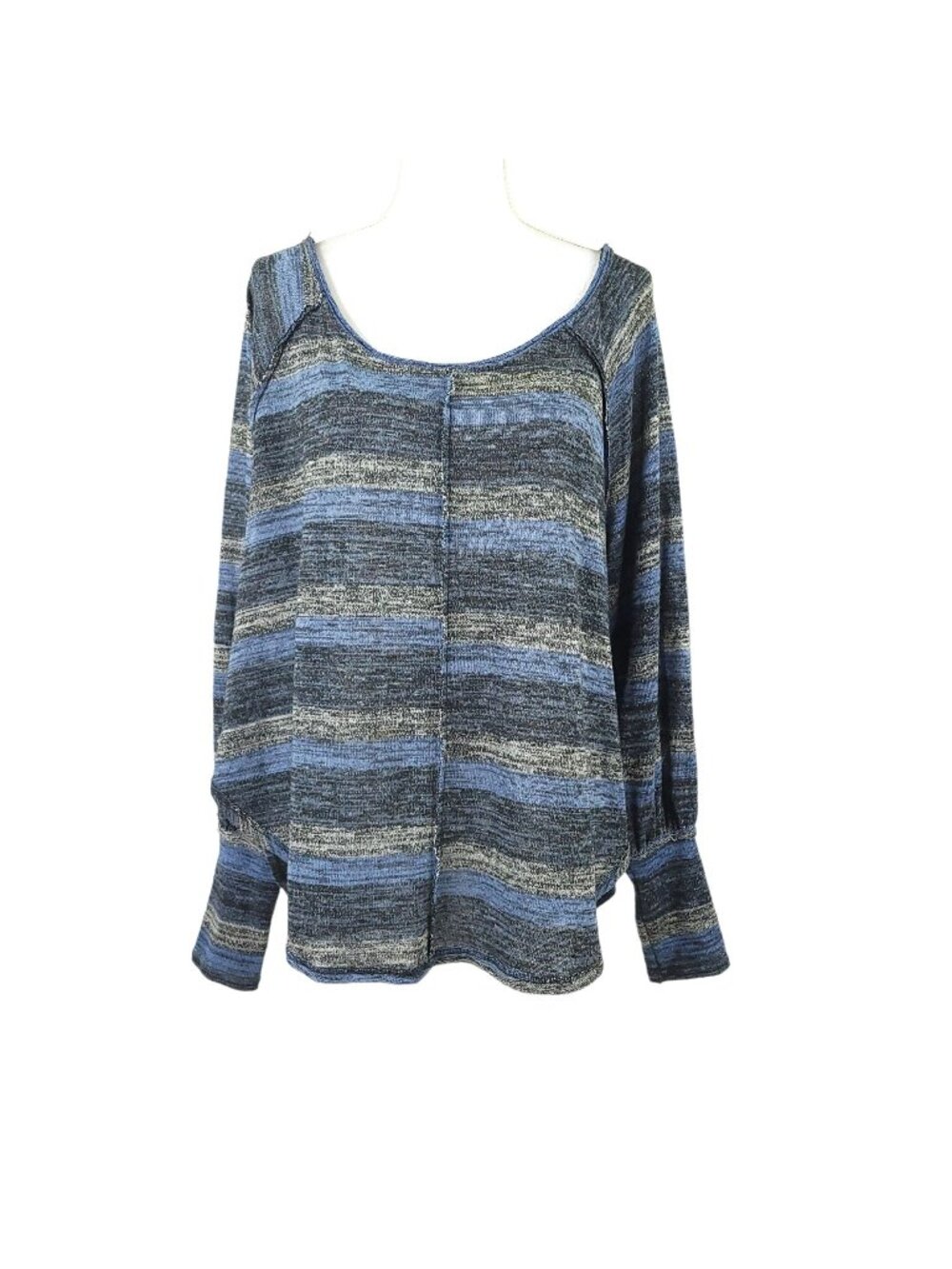 Free People Carolina Hacci Striped Knit Top Size M NO SIZE TAG Slouchy Indie